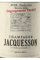 JACQUESSON AVIZE CHAMP CAIN 후기 디고르즈망 엑스트라 브뤼 2002