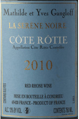 GANGLOFF MATHILDE ET YVES La Sereine Noire 2010